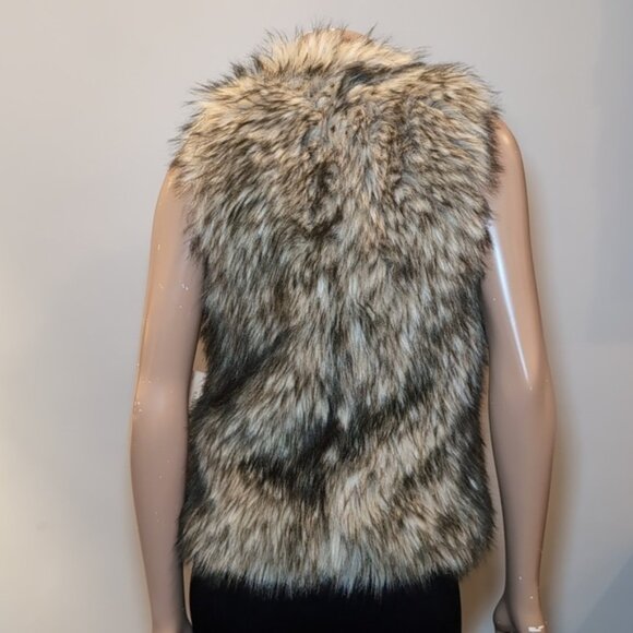 NEW Ralph Lauren Denim & Supply Faux Fur Sleeveless Vest Plush Winter Size Small - Picture 8 of 12